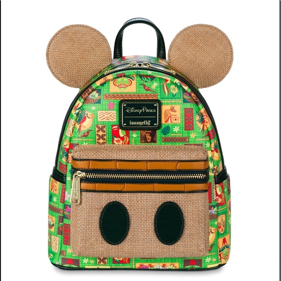 Nwt loungefly Disney The main attraction Enchanted Tiki Room mini backpack - Picture 1 of 5